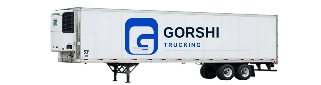 Gorshi Trucking's reefer trailer